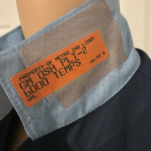 Vintage Women’s overall, coverall, jumpsuit blue size small 1999 metro linen - Picture 11 of 12